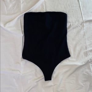 (NWOT) ASOS Black Strapless Bodysuit